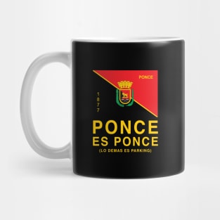 Ponce es Ponce Puerto Rico Escudo Boricua Puerto Rican City Mug